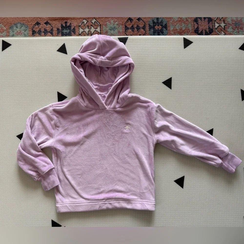 GAP kids|Big girl pastel lavender hoodie sweatshirt in super soft fleece••Size 8